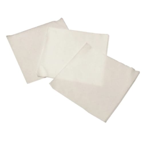 Beverage Napkins, 1-Ply, 1/4 Fold, 9x9, White